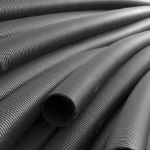 PE polymers black pipes square