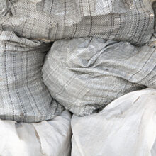 Polypropylene bags with rubble