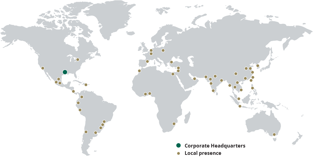 Vinmar Locations World Map 2019