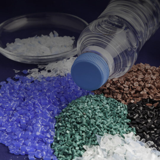 recycled plastic polymers dark